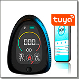 Многофункциональный Tuya Wi-Fi автономный датчик 4 в 1 «HTI-0341-BT»